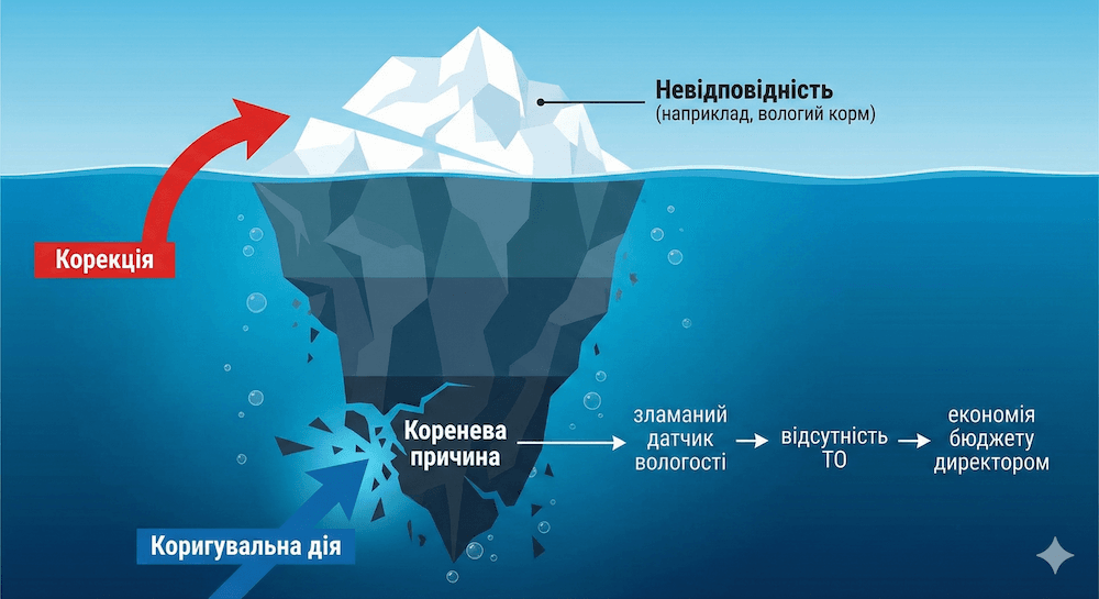 Невідповідність vs Коригувальна дія: У чому різниця?