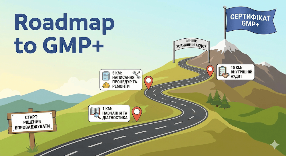 а до отримання сертифікату GMP+