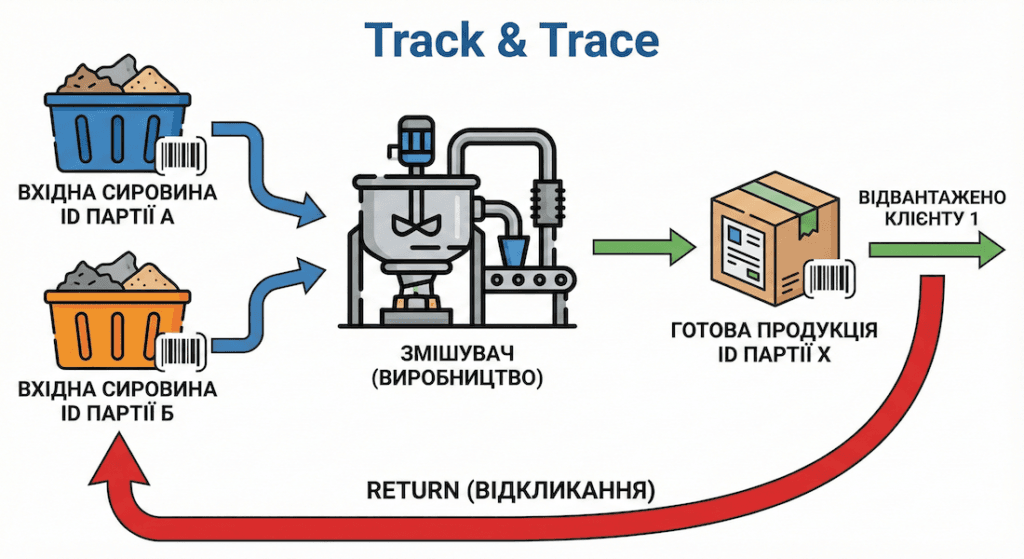 Track & Trace - простежуваність